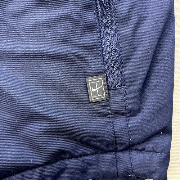 Nike Tennis Jacket Adult XXL Navy Blue Dri-Fit Full Zip Swoosh Logo Sportswear - Picture 5 of 14